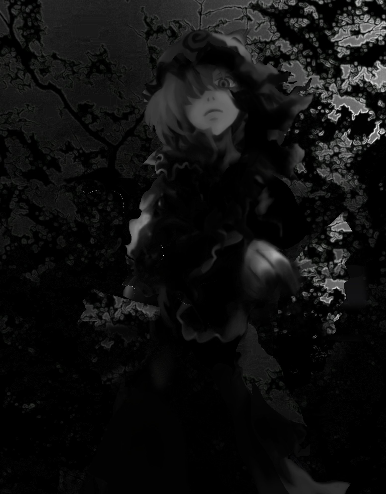 Download Yuyuko Saigyouji Anime Touhou Art