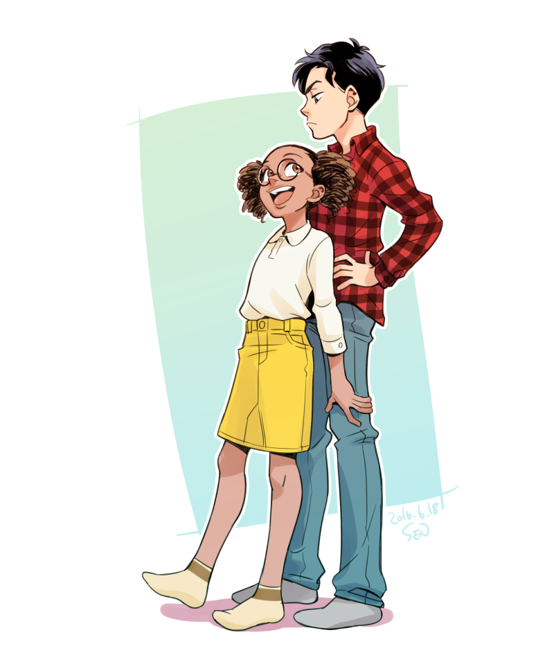 Download Glasses Brown Hair Black Hair Socks Billy Batson Darla Dudley Comic Shazam (DC Comics) Art