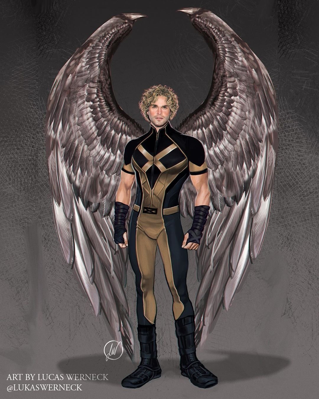 Download Wings Warren Worthington III Angel (Marvel Comics) Comic X-Men Art