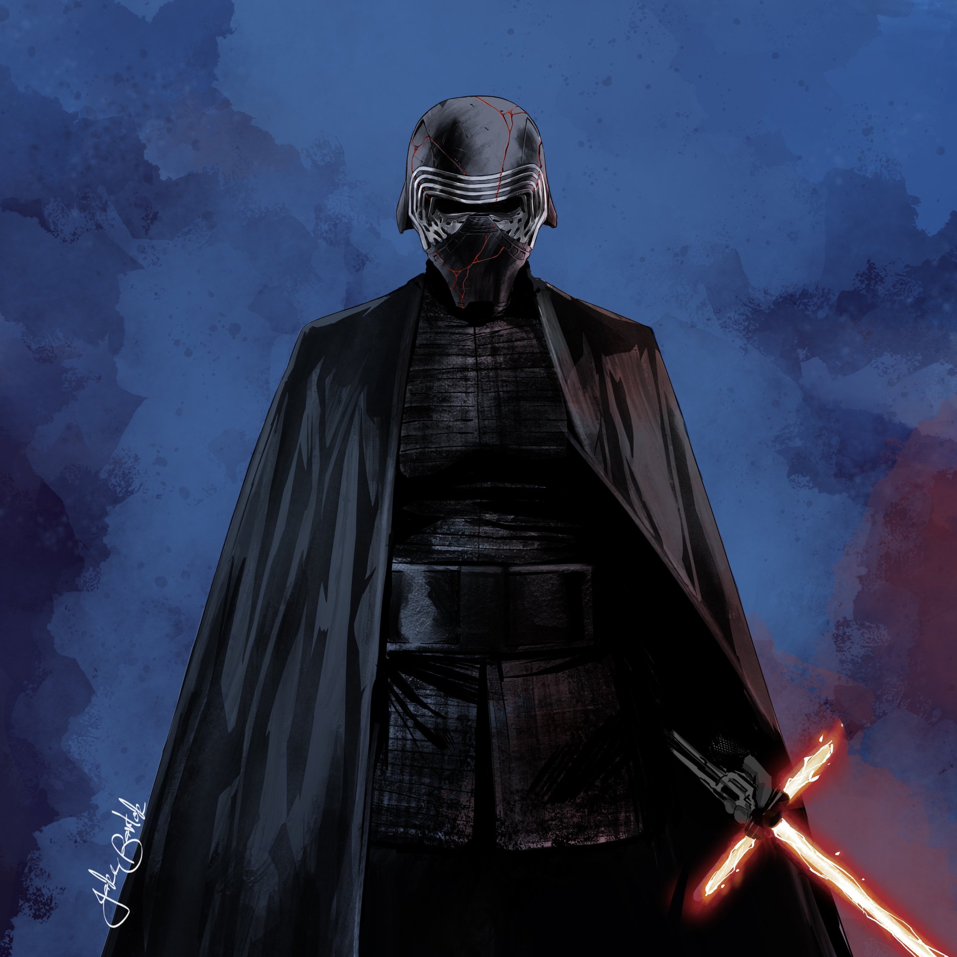 Download Kylo Ren Sci Fi Star Wars Art