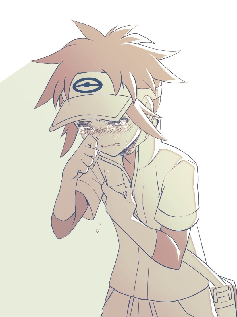 Download Crying Pokemon: Black And White 2 Nate (Pokémon) Video Game Art