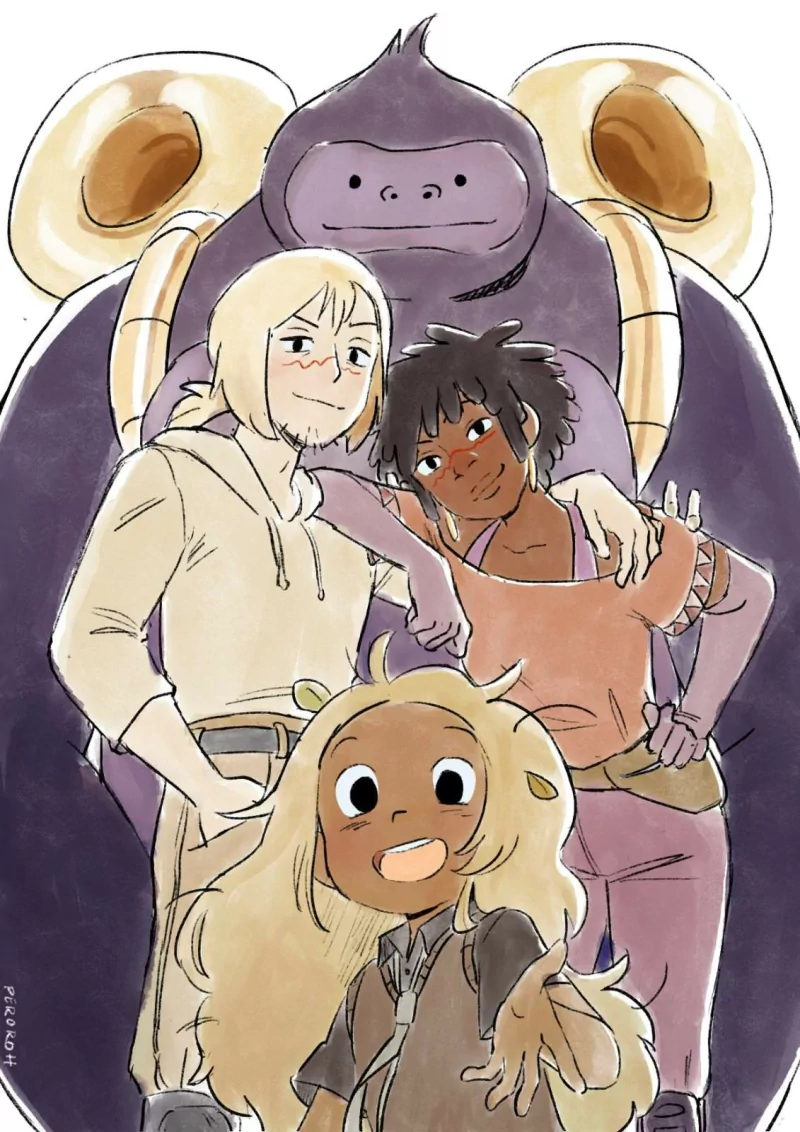 Hazel (Infinity Train) Simon Laurent (Infinity Train) Grace Monroe (Infinity Train) TV Show Infinity Train Image