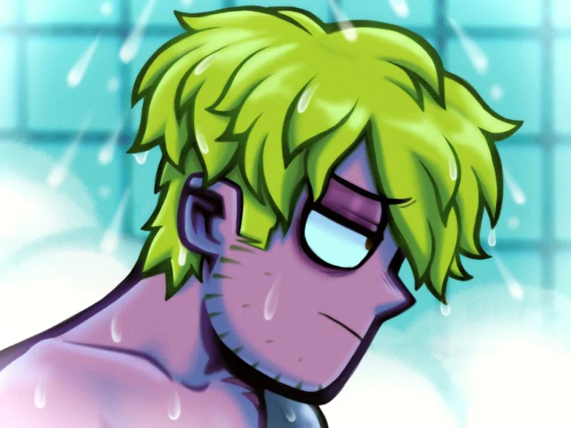 shower blonde Gary Goodspeed TV Show Final Space Image