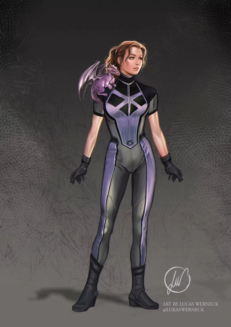 brown hair Lockheed (Marvel Comics) Kitty Pryde Comic X-Men Image