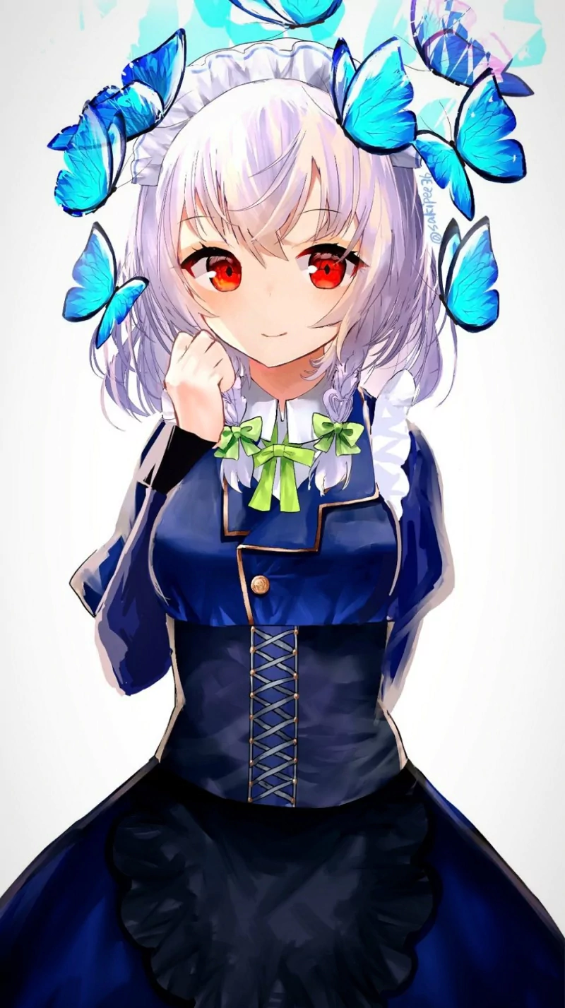 Sakuya Izayoi Anime Touhou Image