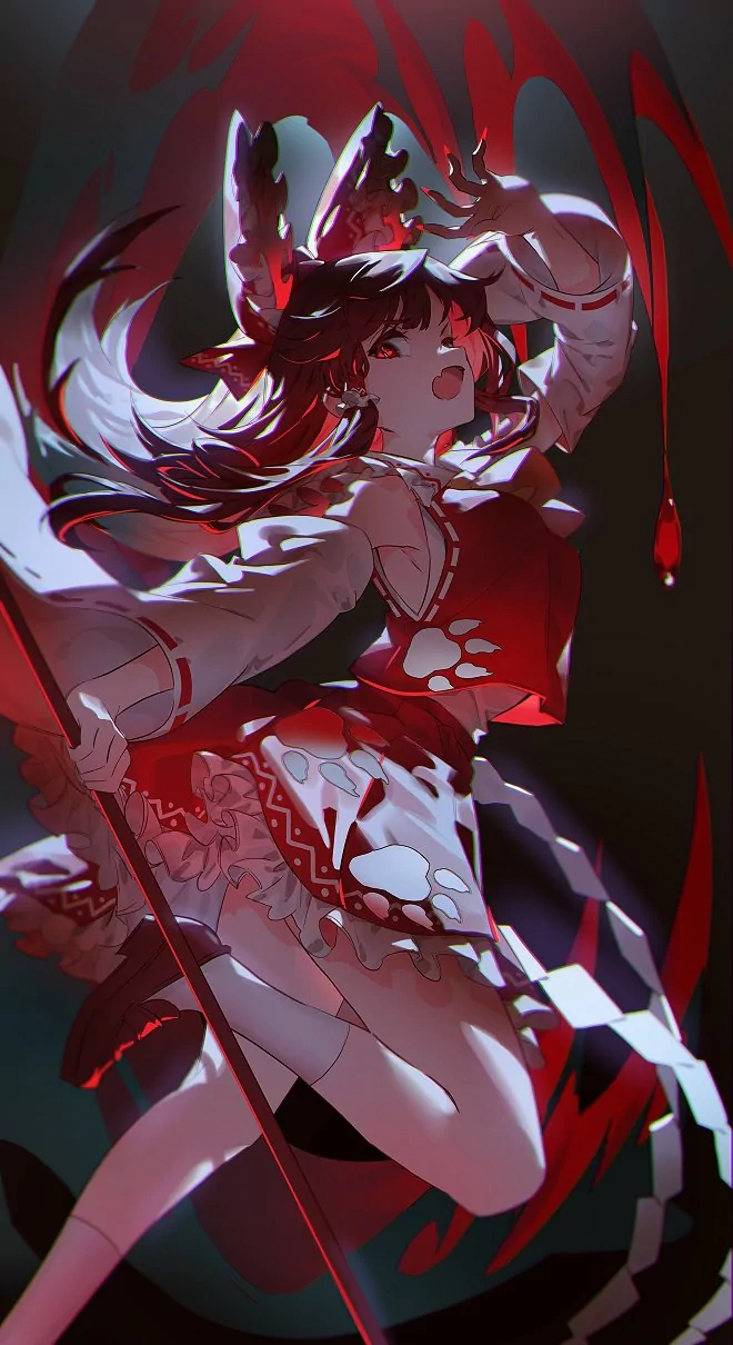 Reimu Hakurei Anime Touhou Image