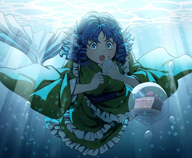 Wakasagihime (Touhou) Anime Touhou Image