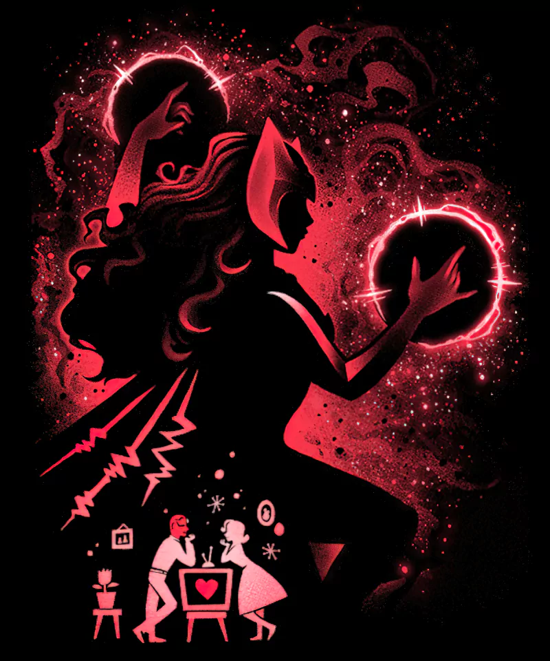 Vision (Marvel Comics) red Scarlet Witch Wanda Maximoff TV Show WandaVision Image