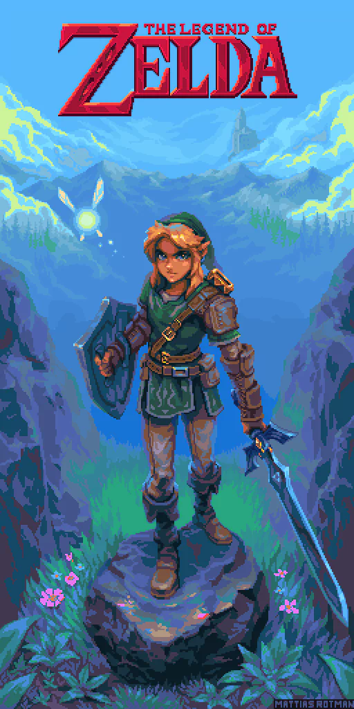 Link video game The Legend of Zelda Image
