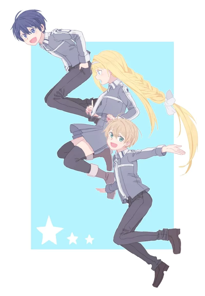 Alice Zuberg Kirito (Sword Art Online) Eugeo (Sword Art Online) Anime Sword Art Online: Alicization Image