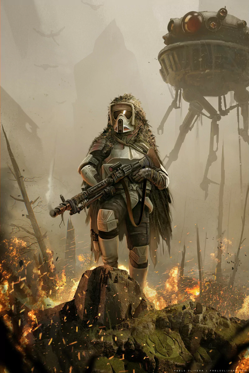  Scout Trooper - Pathfinder by Pablo Olivera