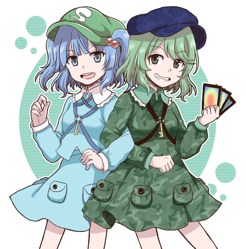 Nitori Kawashiro Takane Yamashiro Anime Touhou Image