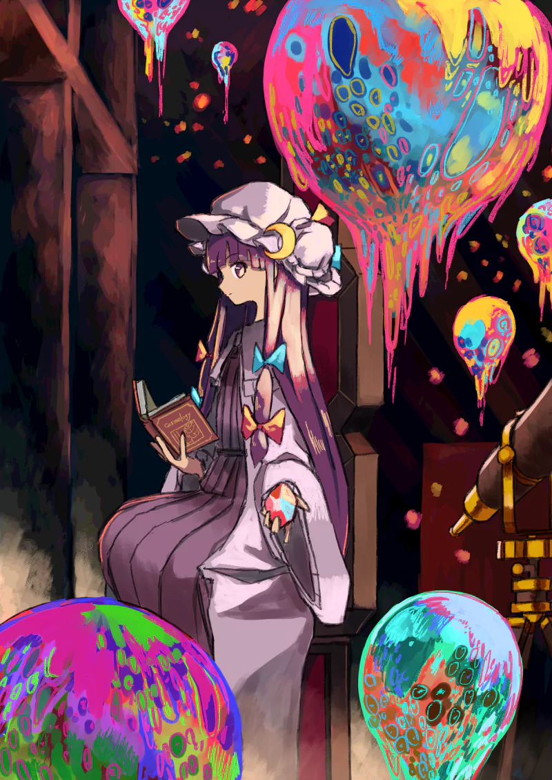 Patchouli Knowledge Anime Touhou Image
