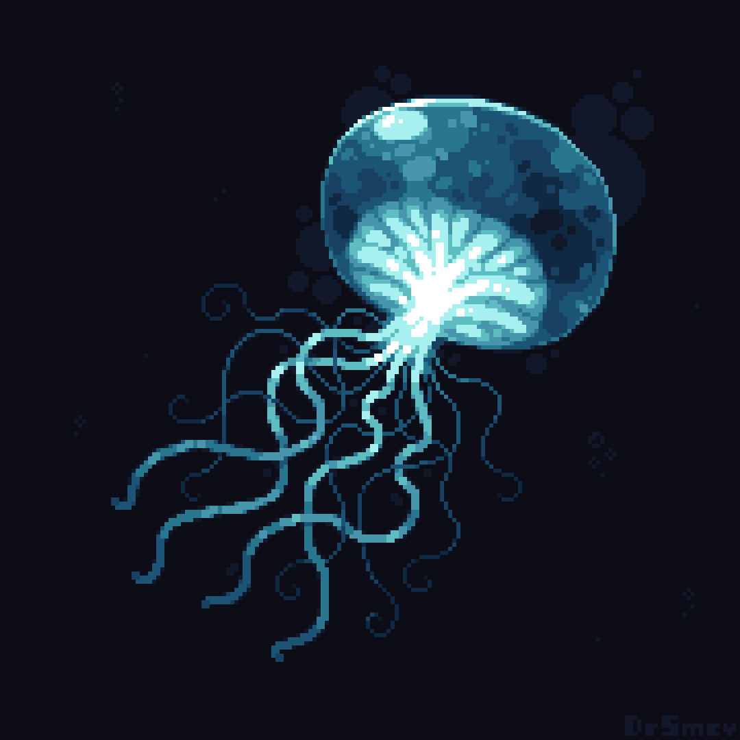Glowing Jellyfish