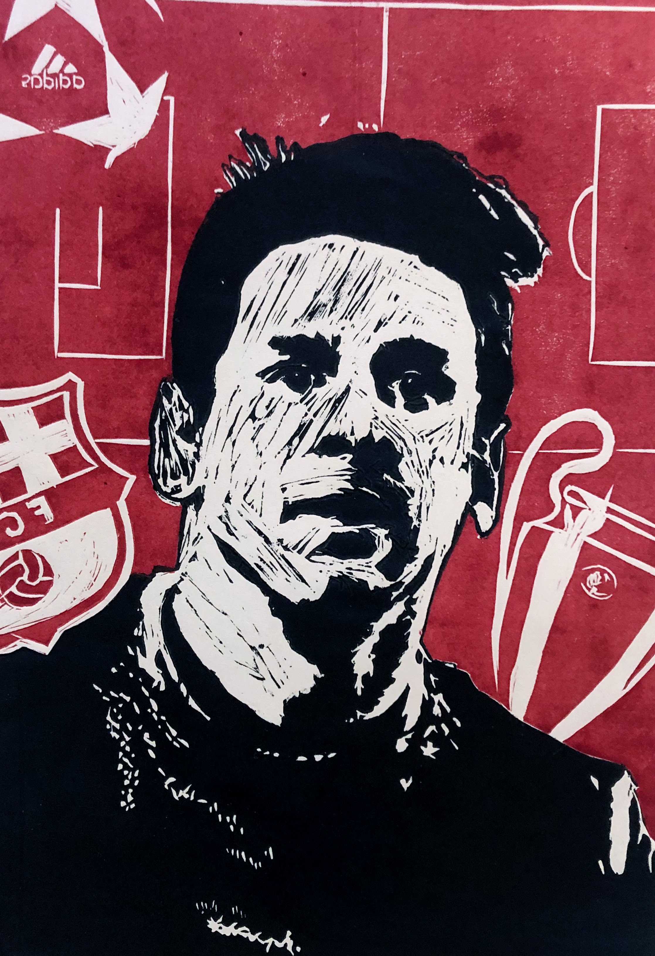 Lionel Messi Art by Iongherbovitan