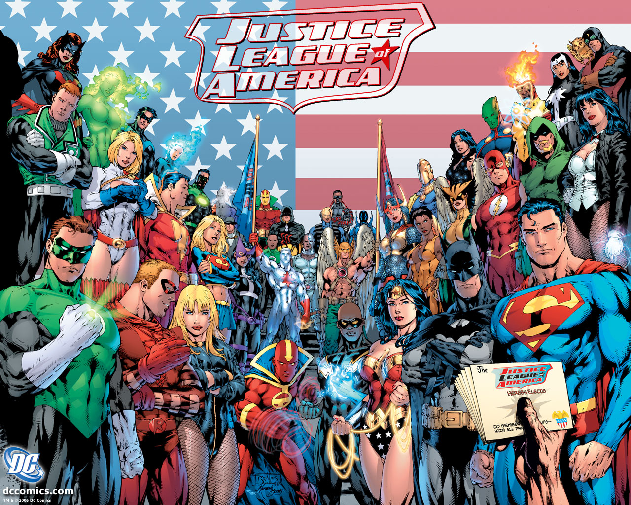 Justice League Of America Art