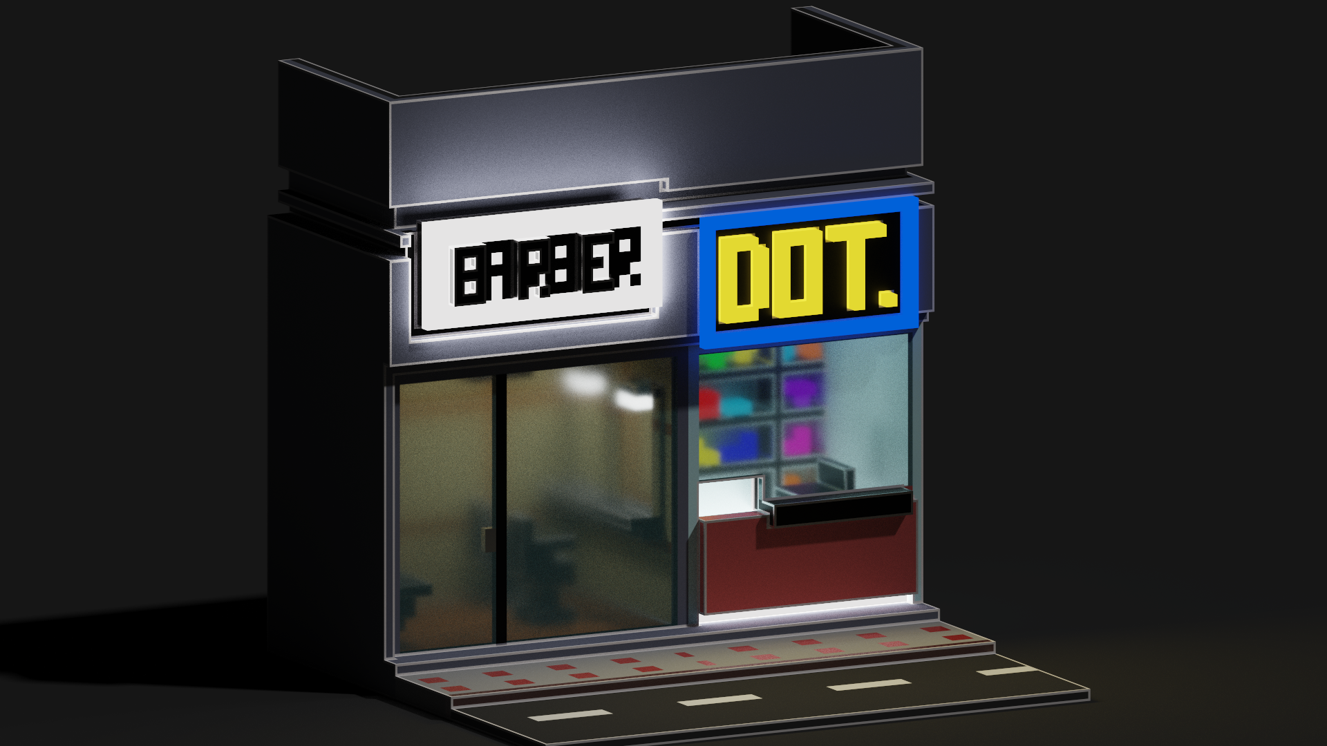 New shops on baker street by Mastaan