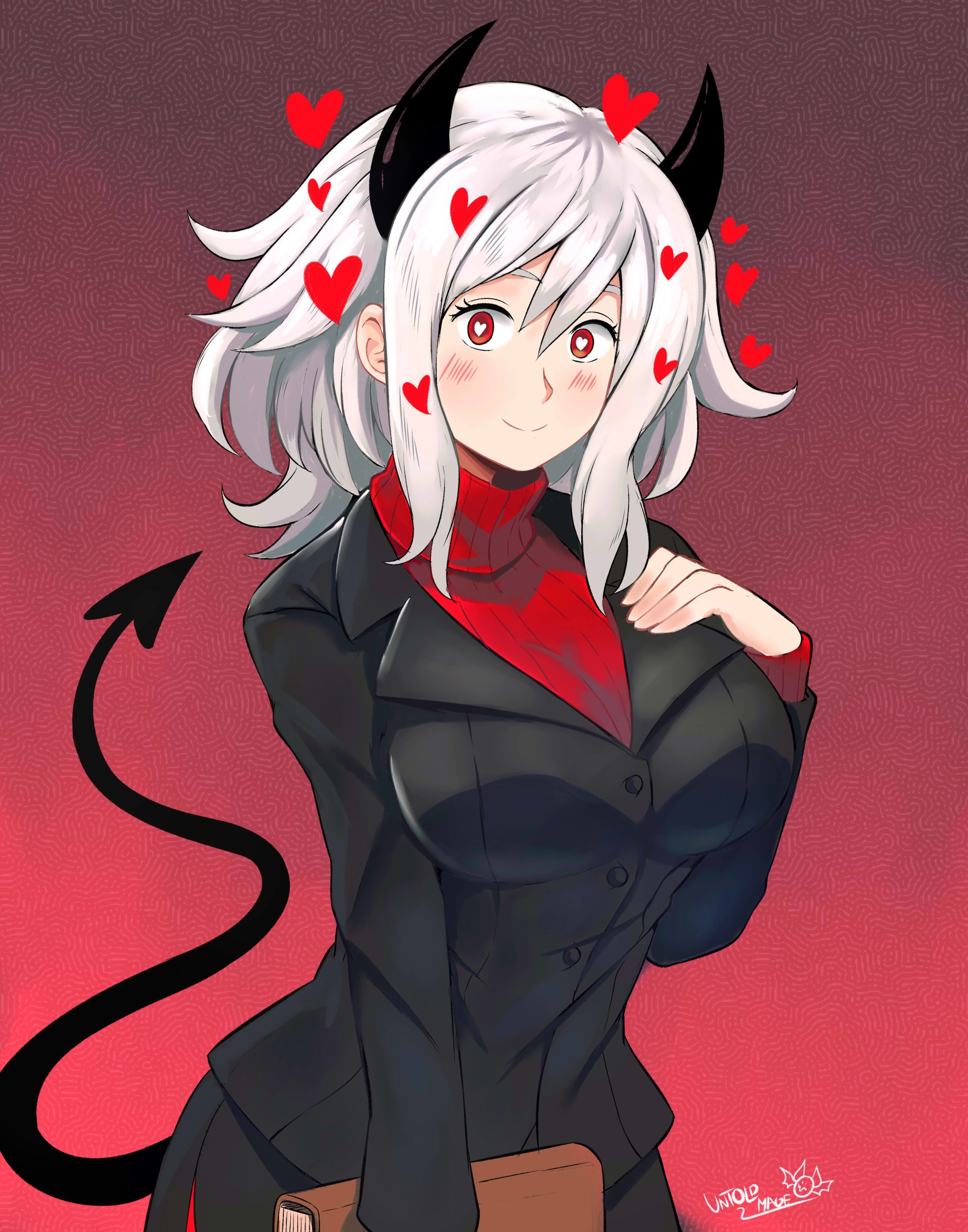 Download Modeus (Helltaker) Video Game Helltaker Art