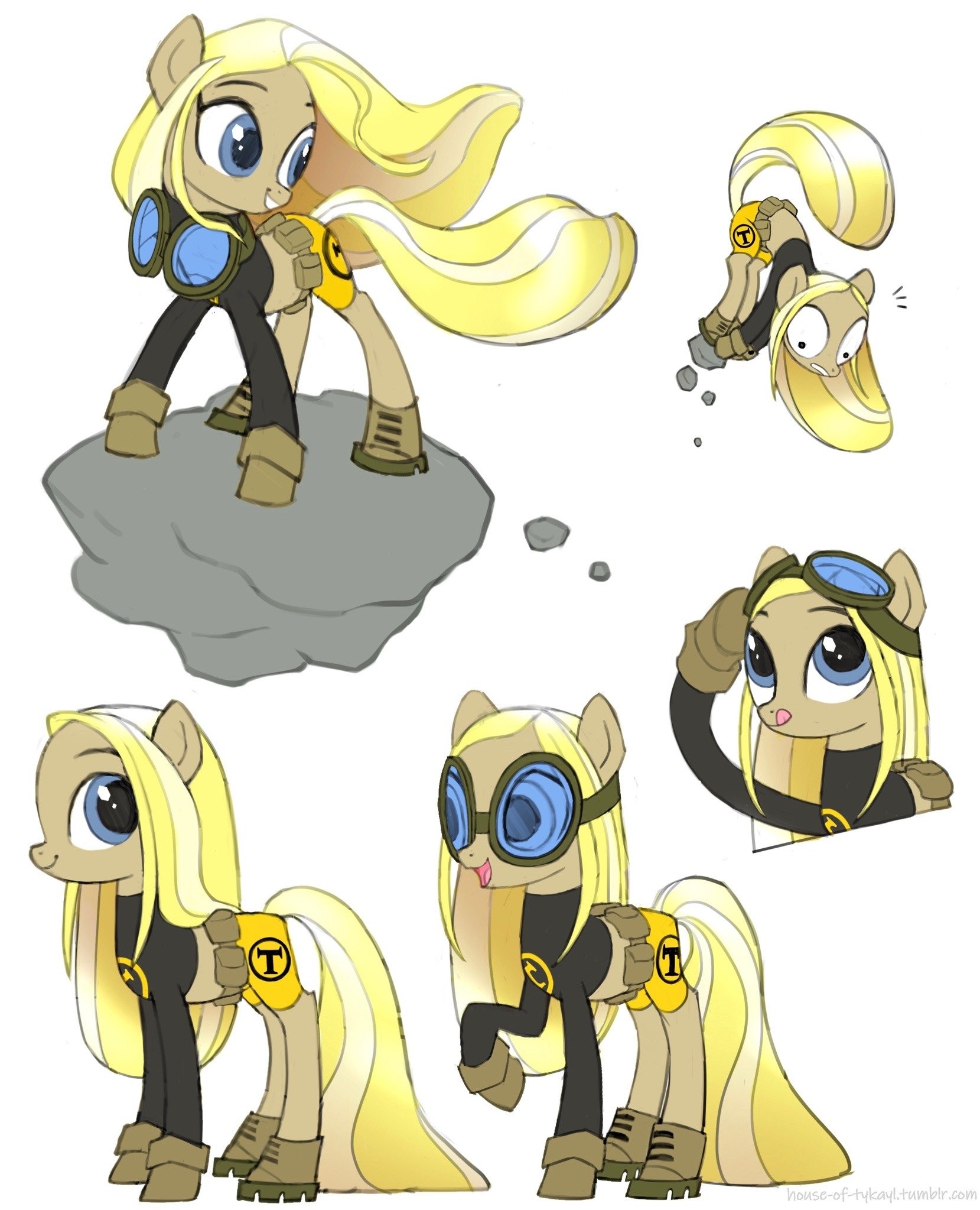 Download My Little Pony Teen Titans Terra (DC Comics) TV Show Crossover Art