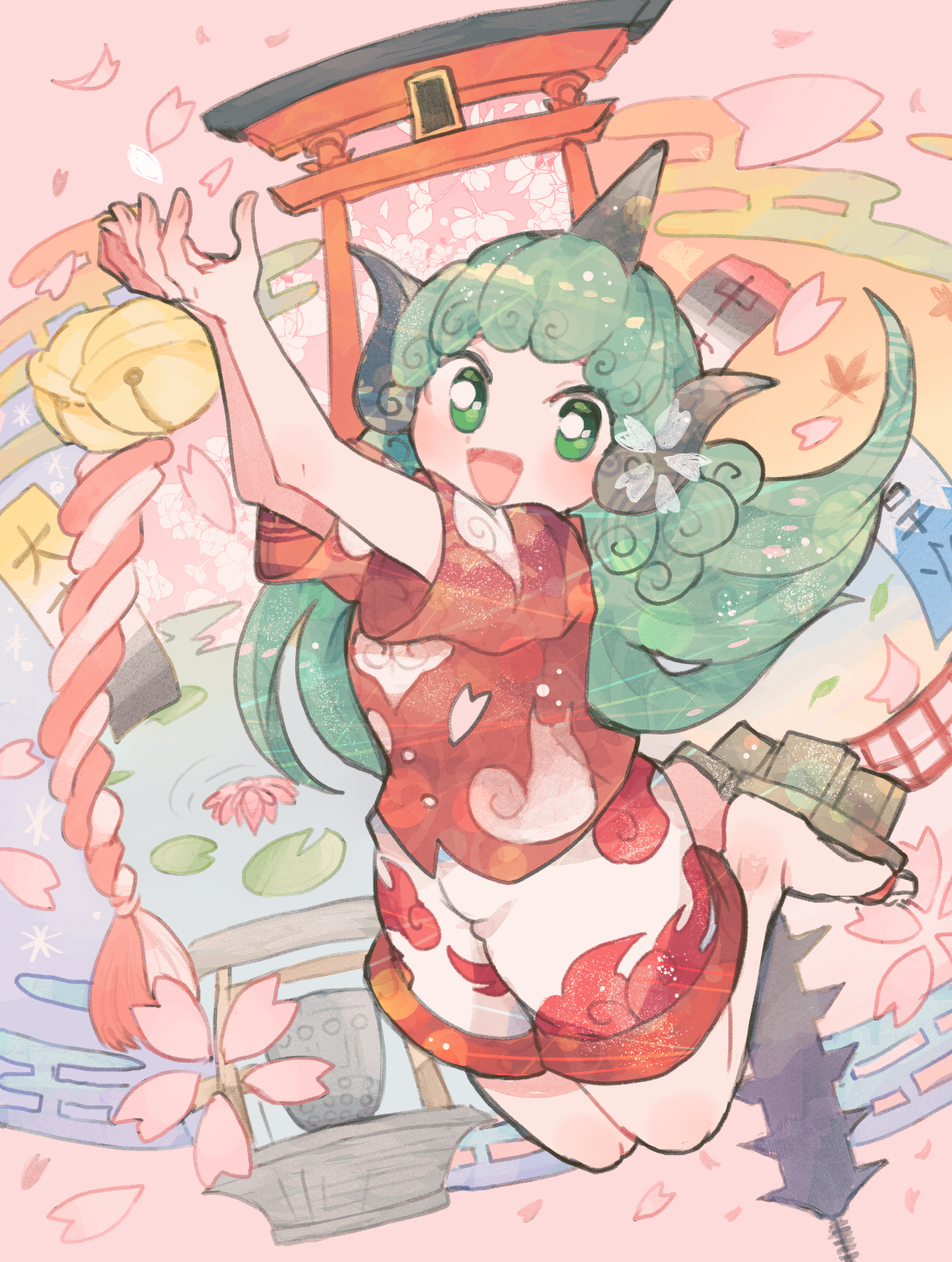 Download Aunn Komano Anime Touhou Art