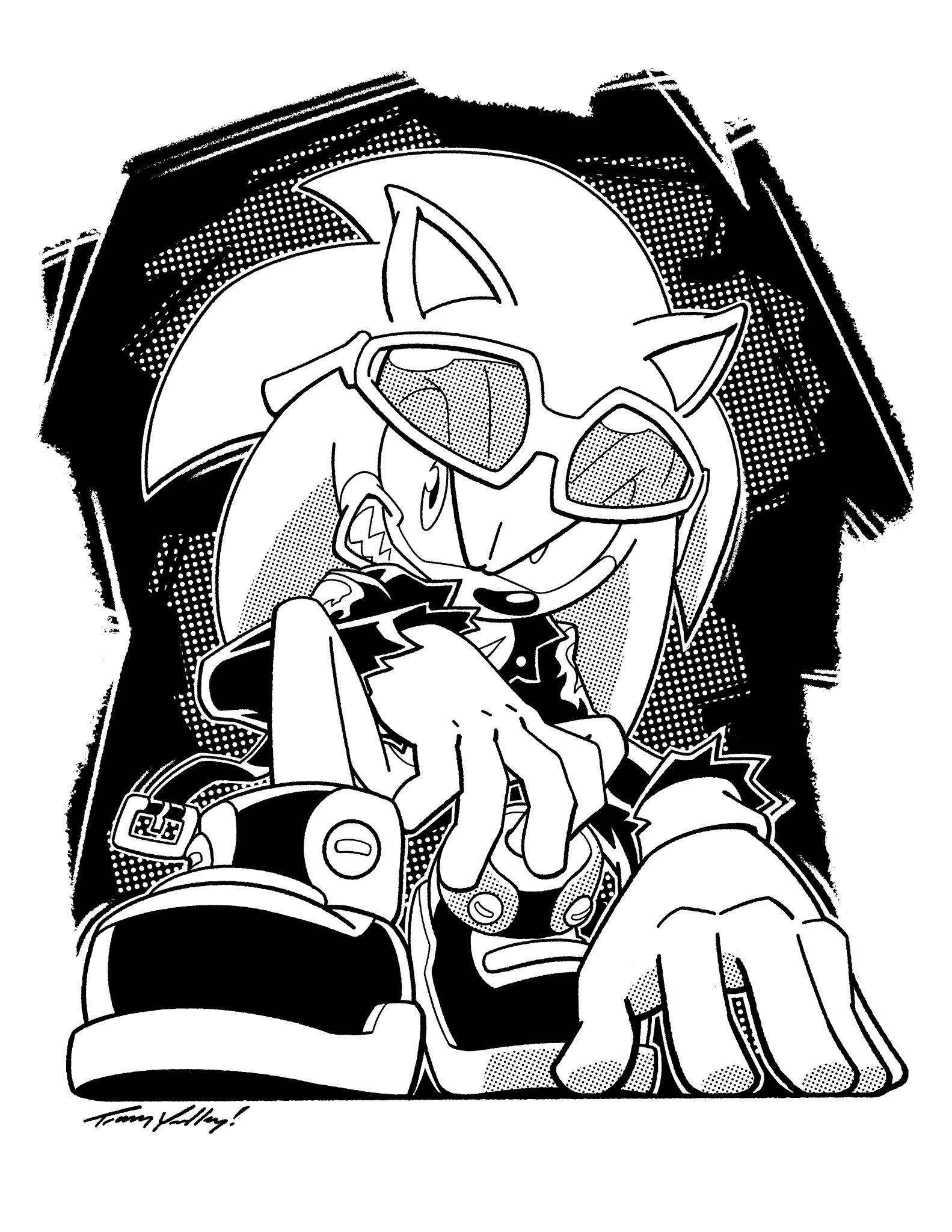 Download Scourge The Hedgehog Comic Sonic The Hedgehog Art