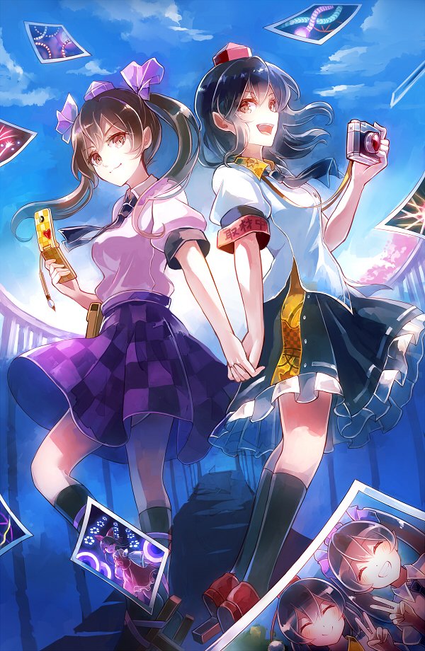 Download Aya Shameimaru Hatate Himekaidou Anime Touhou Art