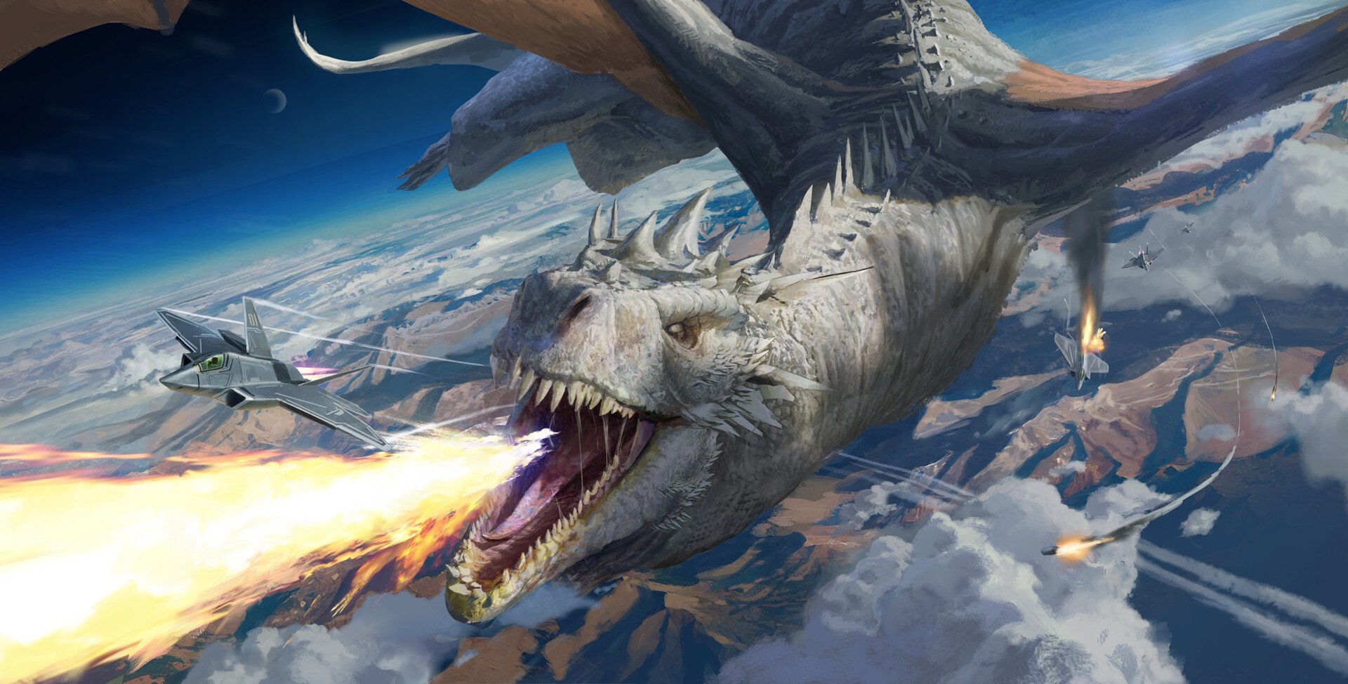 Download Fantasy Dragon Fire Breath Art