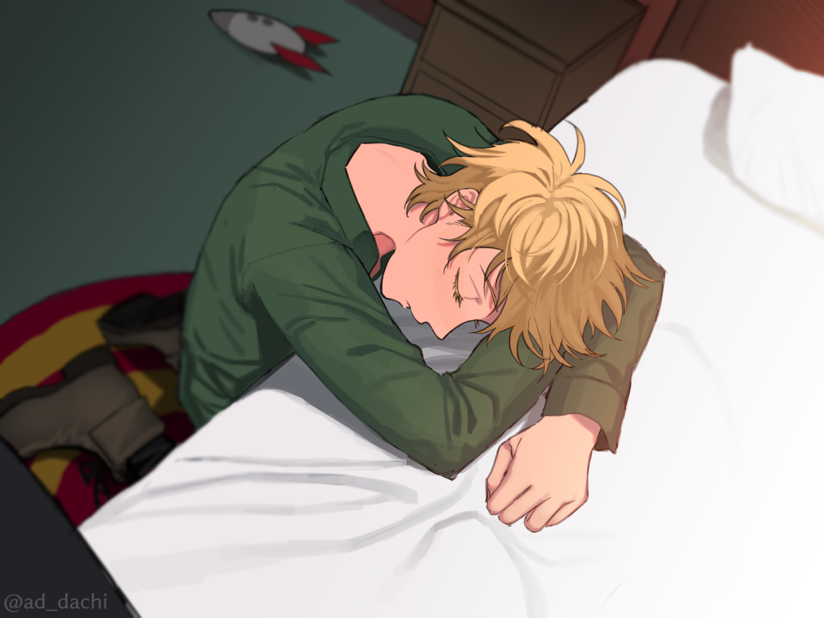 Download Blonde Sleeping Tweek Tweak TV Show South Park Art