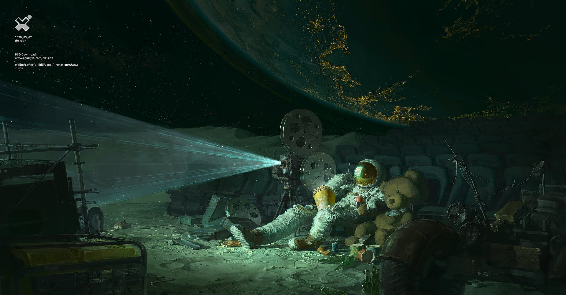 Download Sci Fi Astronaut Art