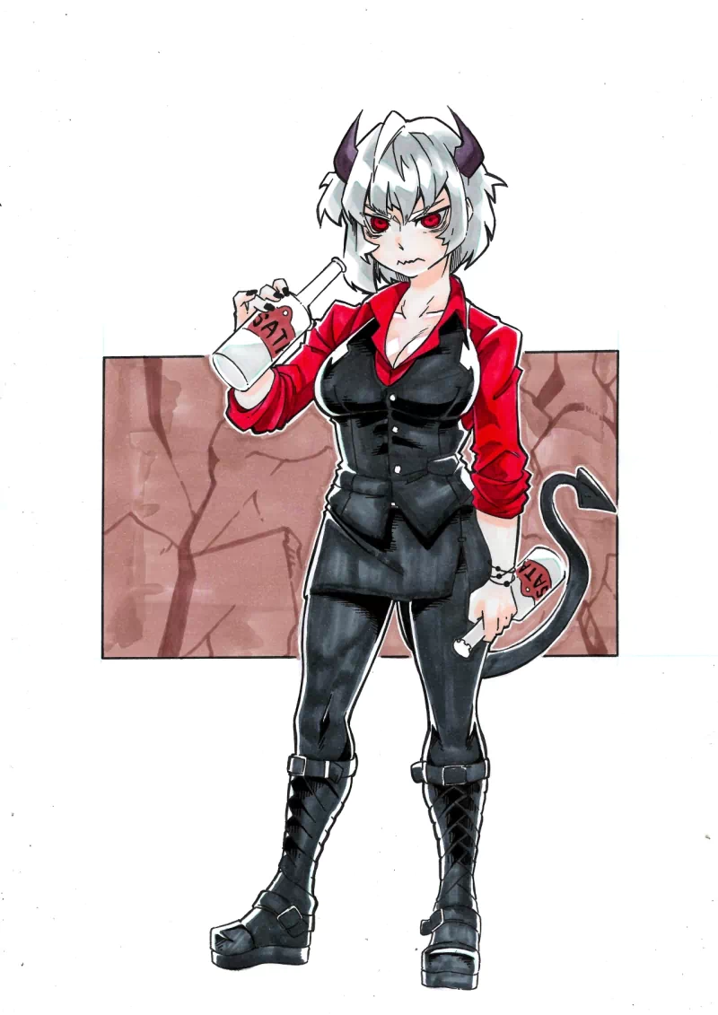 Malina (Helltaker) video game Helltaker Image