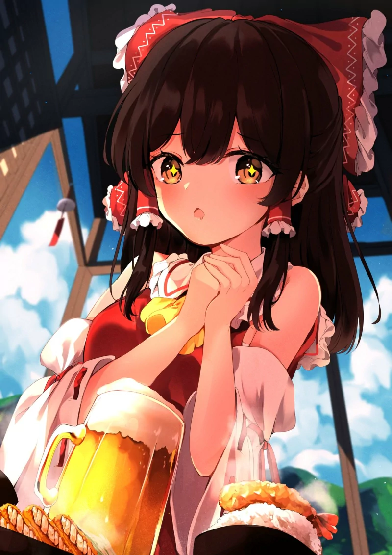 Reimu Hakurei Anime Touhou Image
