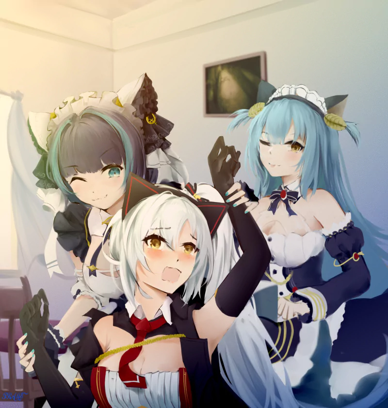 Neptune (Azur Lane) Drake (Azur Lane) Cheshire (Azur Lane) Anime Azur Lane Image