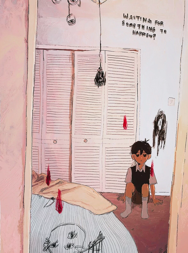 Something (Omori) bedroom Sunny (Omori) OMORI video game Image