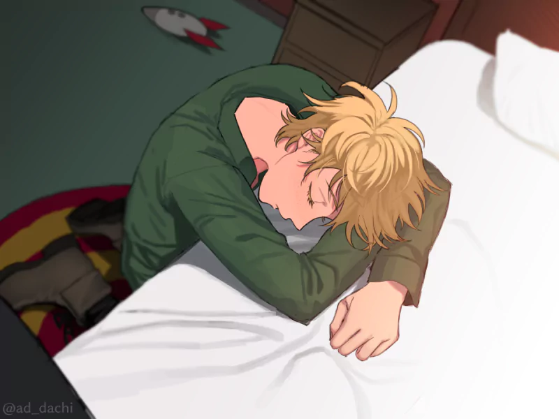 blonde sleeping Tweek Tweak TV Show South Park Image