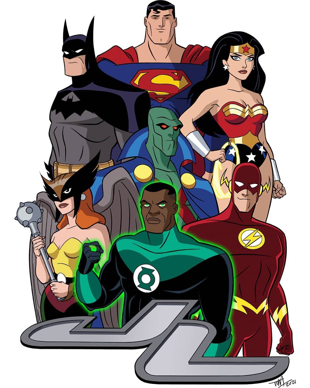 Justice League Art by timlevins