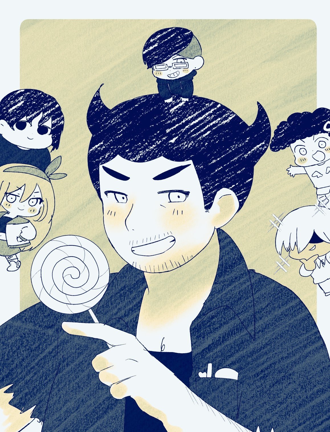 Download OMORI Kim (Omori) Charlene (Omori) Angel (Omori) The Maverick (Omori) Vance (Omori) Aubrey (Omori) Video Game Art