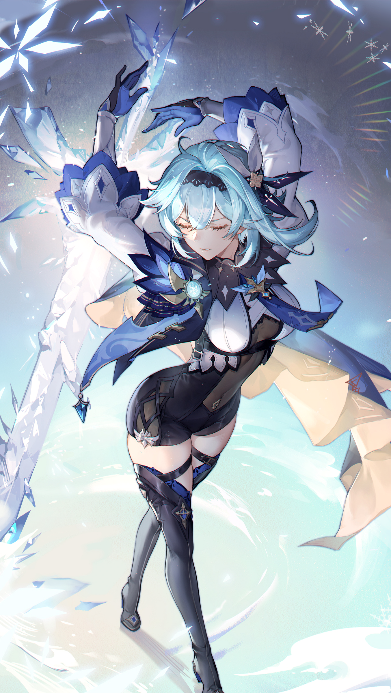 Download Eula (Genshin Impact) Video Game Genshin Impact Art