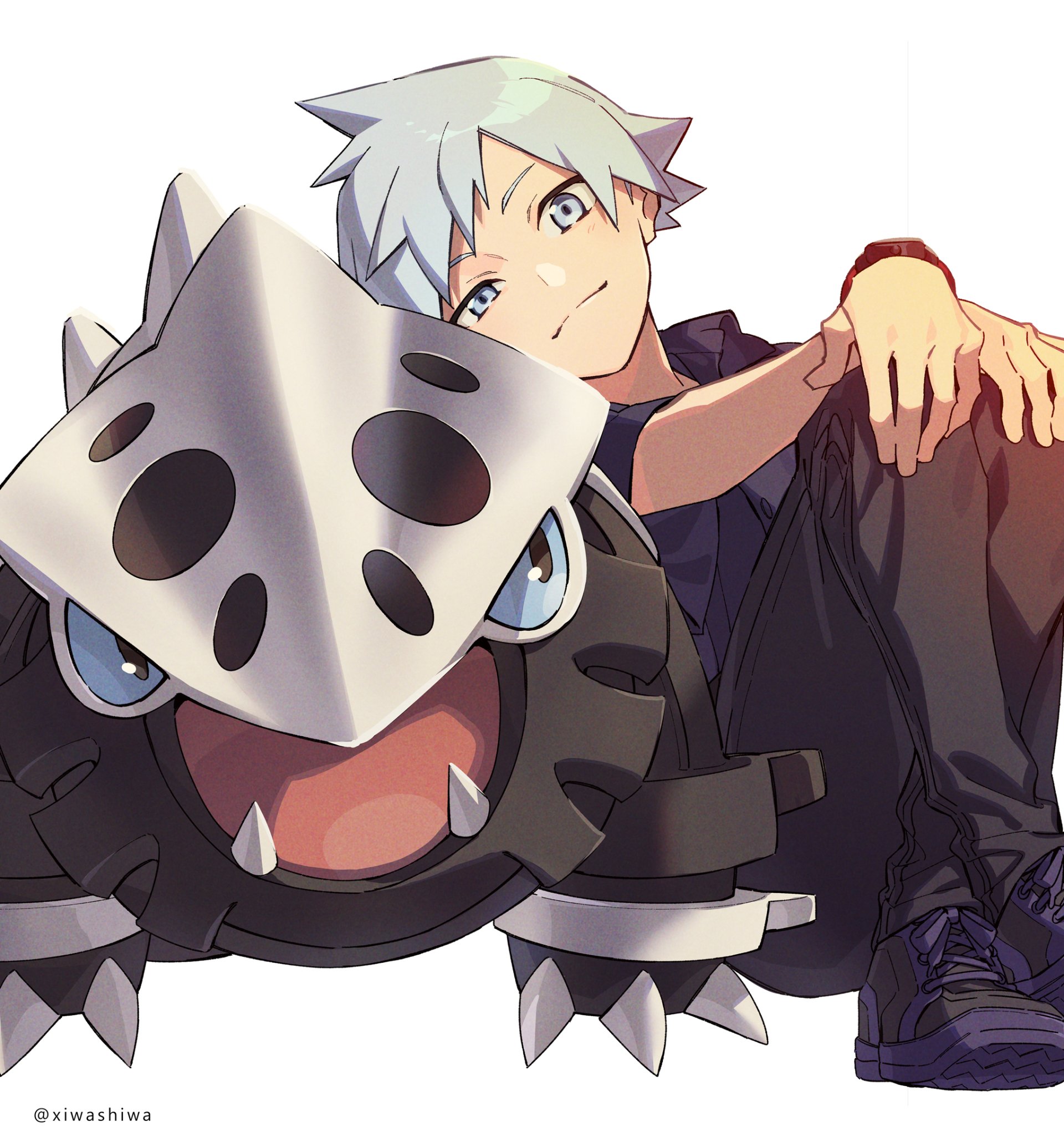 Download Pokemon Lairon (Pokémon) Steven Stone (Pokémon) Video Game Pokémon: Omega Ruby And Alpha Sapphire Art