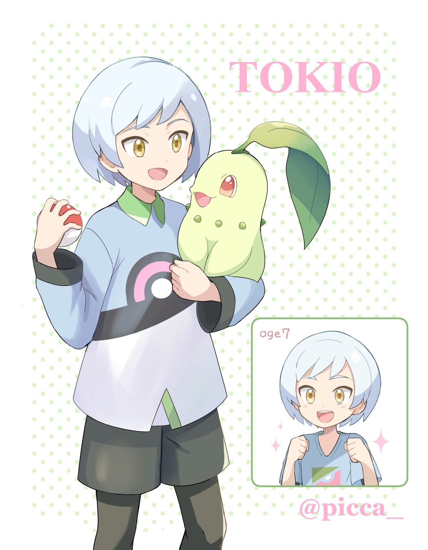 Download Chikorita (Pokémon) Pokeball Horace (Pokémon) Anime Pokemon Art