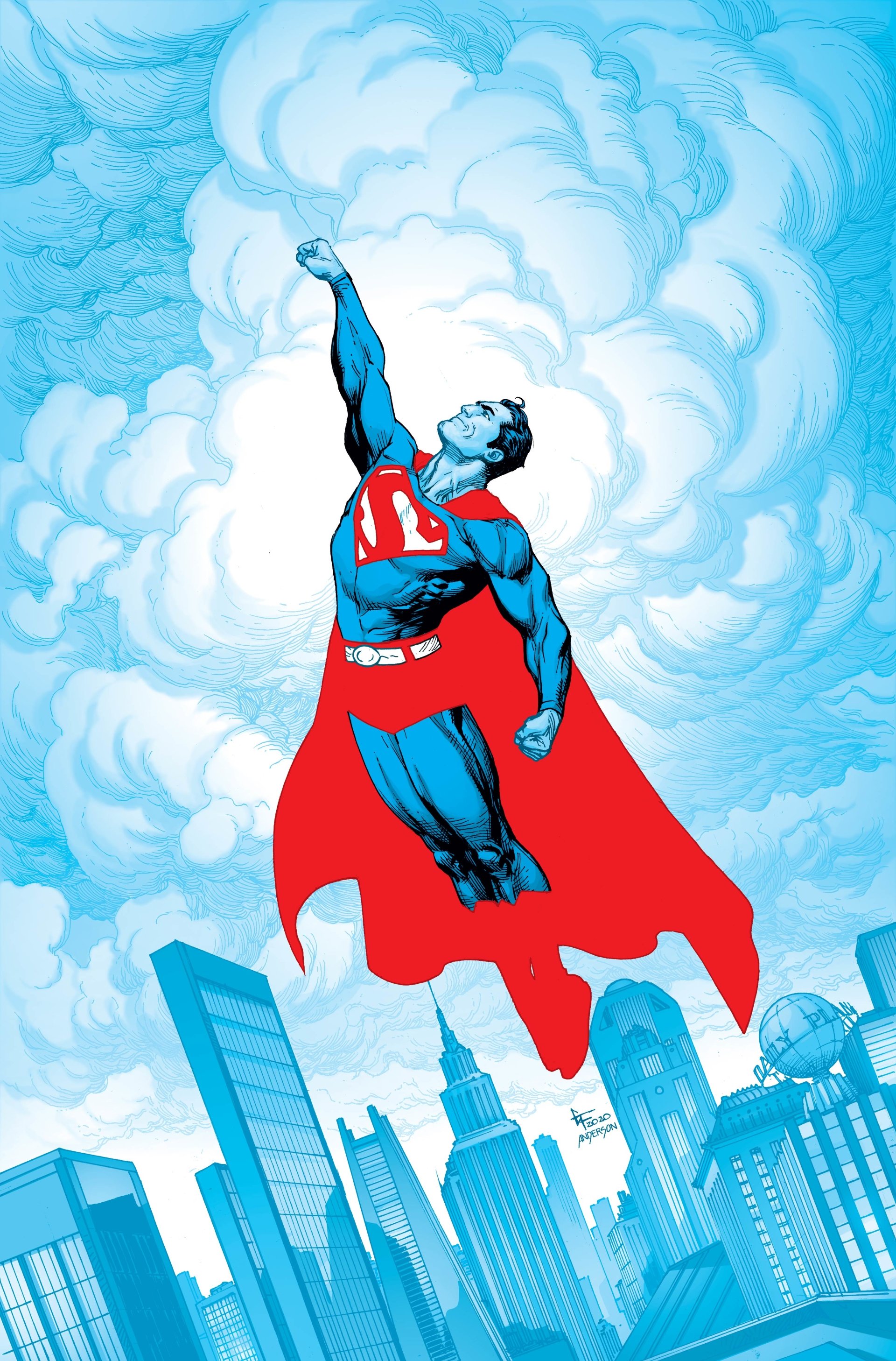 Download Daily Planet Metropolis (DC Comics) DC Comics Superman Comic Superman: Red & Blue Art