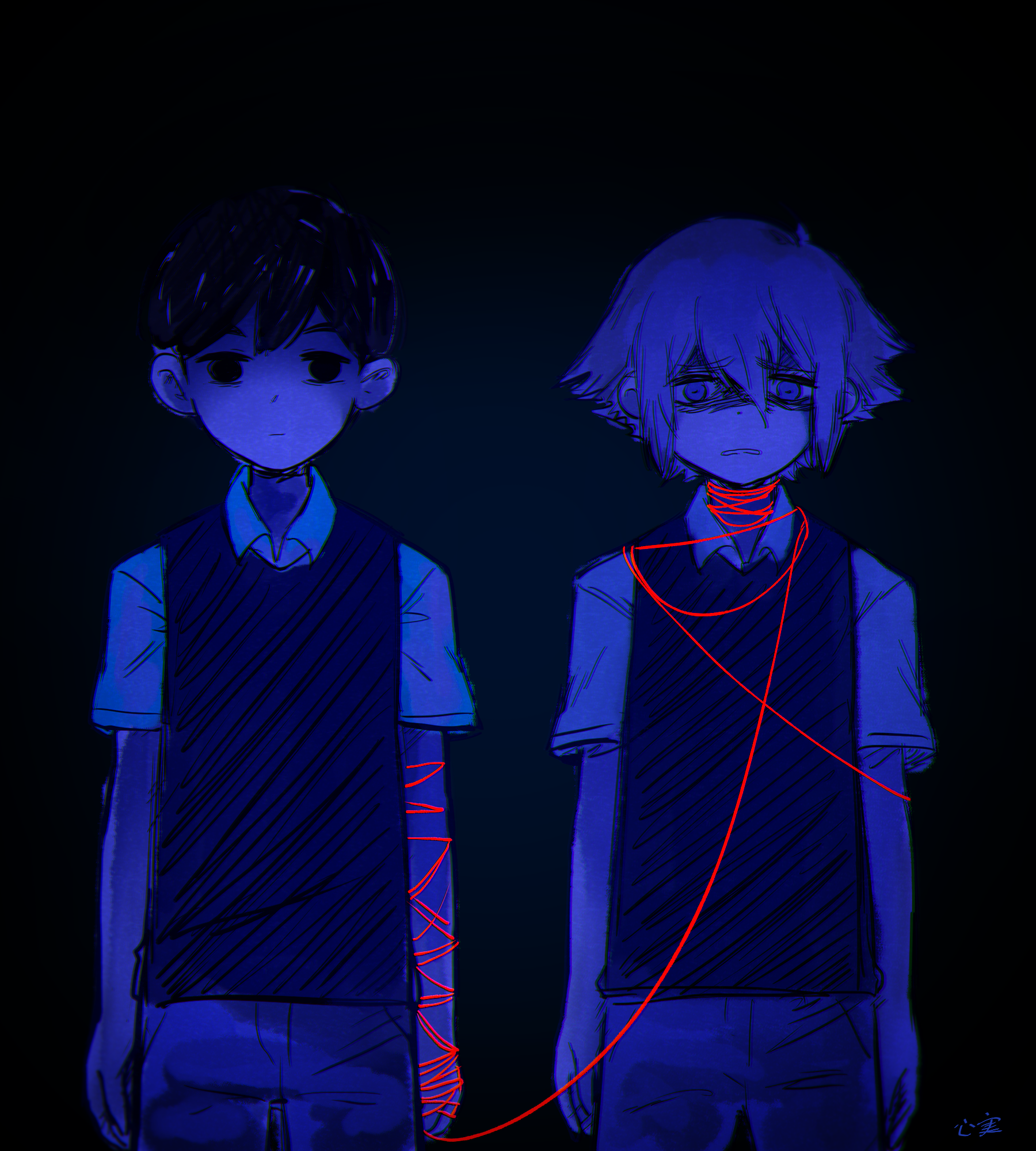 Download Sunny (Omori) Basil (Omori) OMORI Video Game Art