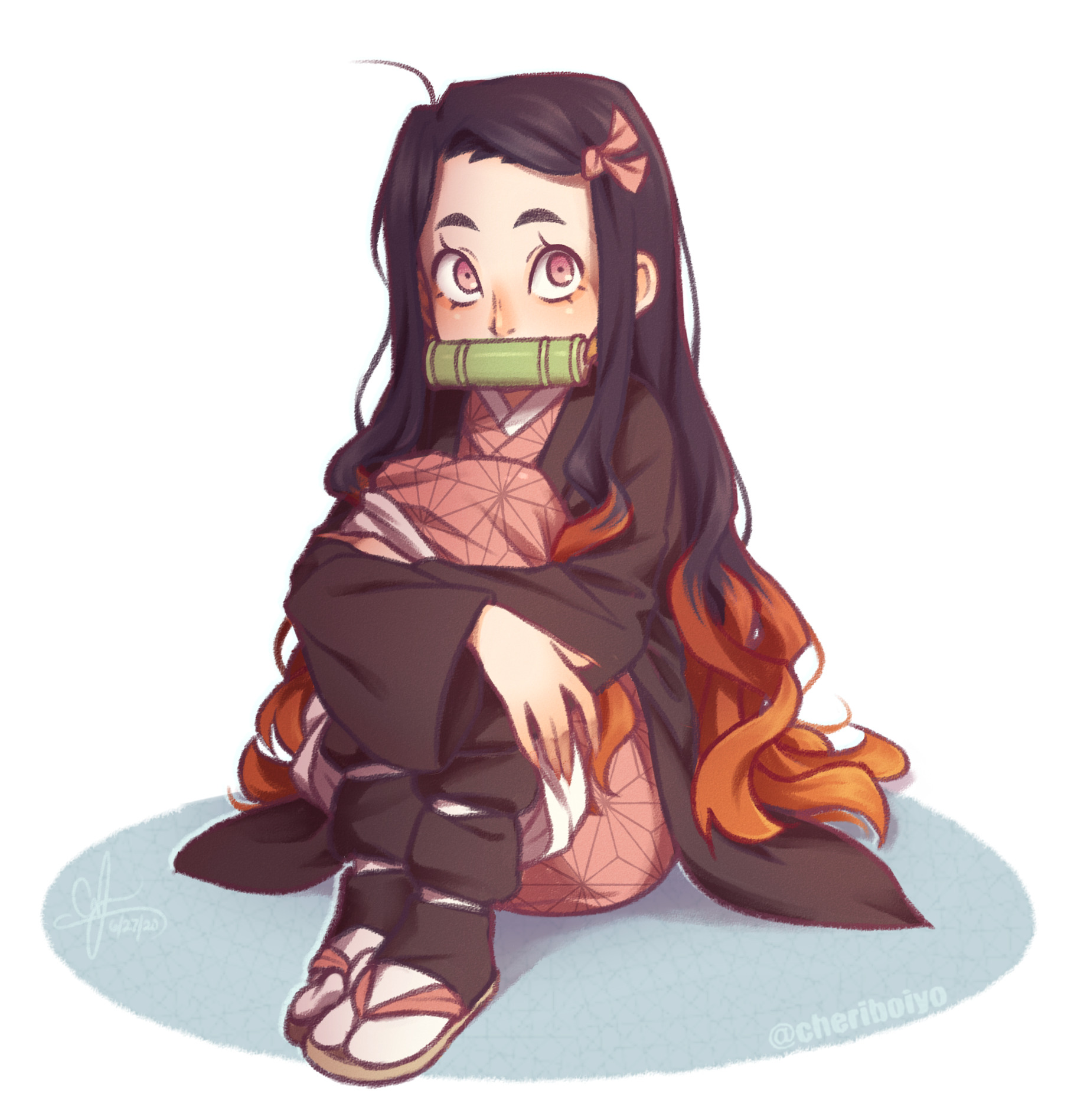 Download Nezuko Kamado Anime Demon Slayer: Kimetsu No Yaiba Art