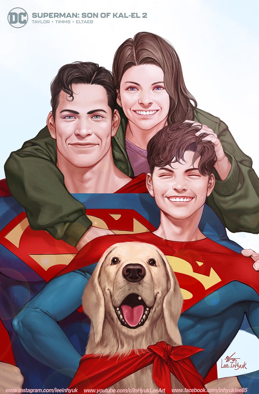 Download Kal-El Superboy Superman Clark Kent Dog Jon Kent Lois Lane Comic Superman: Son Of Kal-El Art
