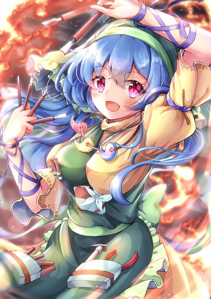 Download Haniyasushin Keiki Anime Touhou Art