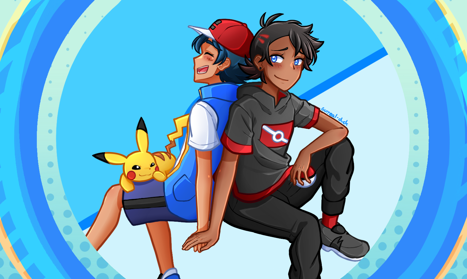 Download Pikachu Goh (Pokémon) Ash Ketchum Anime Pokemon Art