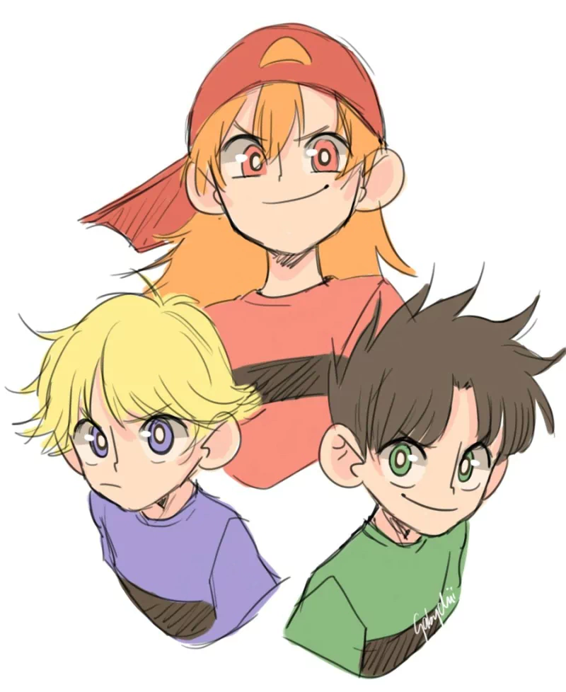 humanized The Powerpuff Girls Butch (Powerpuff Girls) Brick ( Powerpuff Girls) Boomer (Powerpuff Girls) The Rowdyruff Boys TV Show The Powerpuff Girls (1998) Image