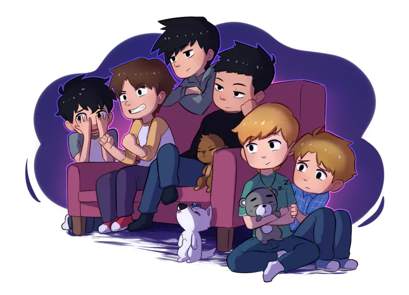 Artur Curry Tai Pham Bart Allen Connor Lance-Queen Jon Kent Damian Wayne Comic Little Lads Image