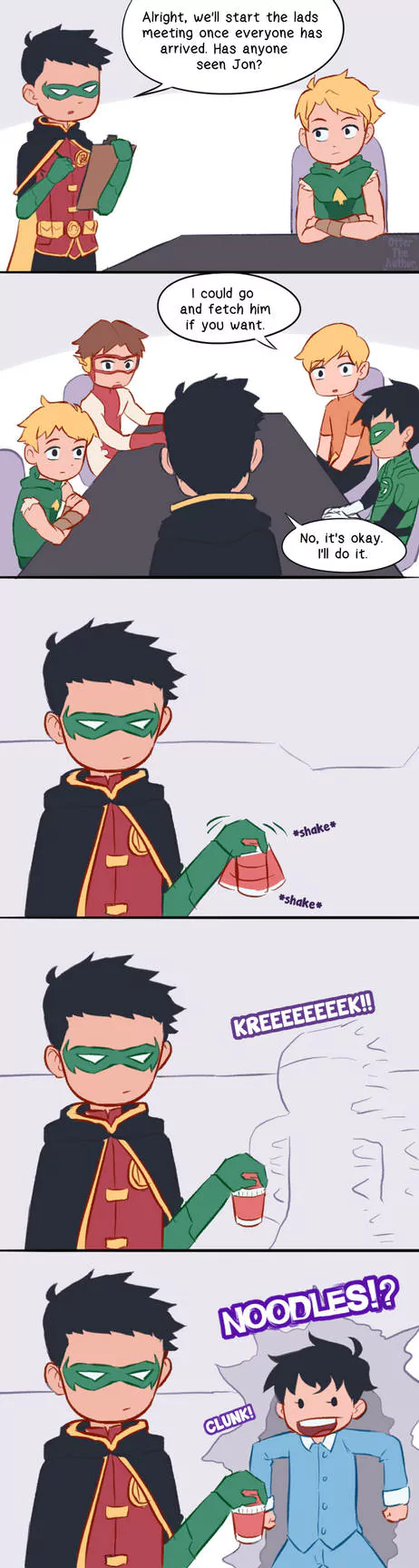 Artur Curry Green Lantern Bart Allen Impulse (DC Comics) Tai Pham Jon Kent Connor Lance-Queen Damian Wayne Robin (DC Comics) Comic Little Lads Image