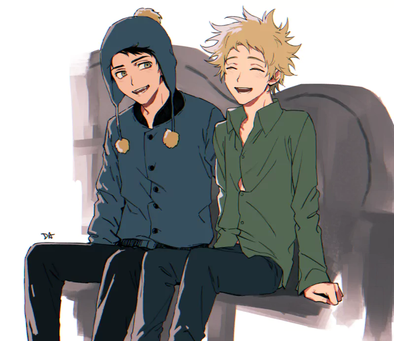 couple blonde hat Craig Tucker Tweek Tweak TV Show South Park Image