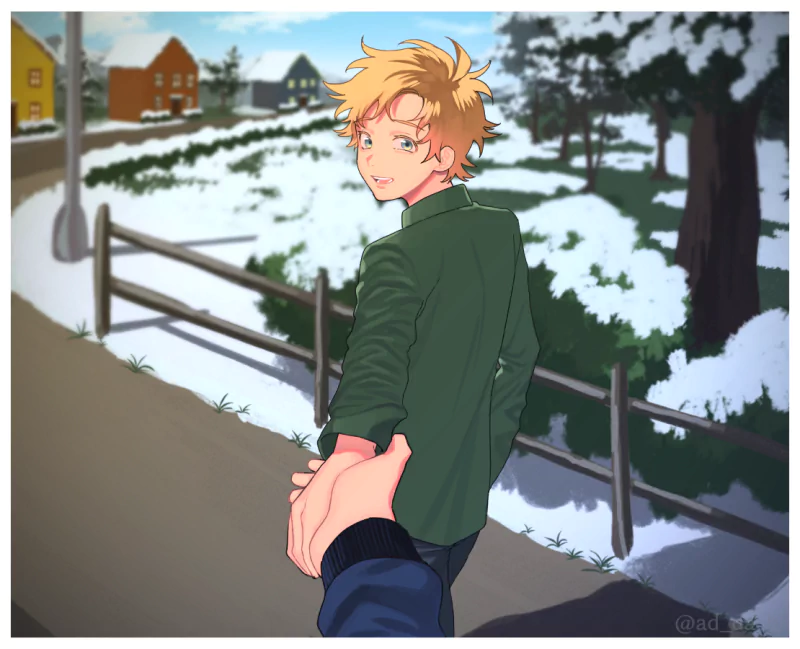 hand blonde snow Craig Tucker Tweek Tweak TV Show South Park Image
